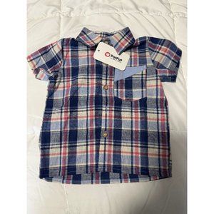 NWT Pat Pat Boys Collared Button Down Shirt 2Y